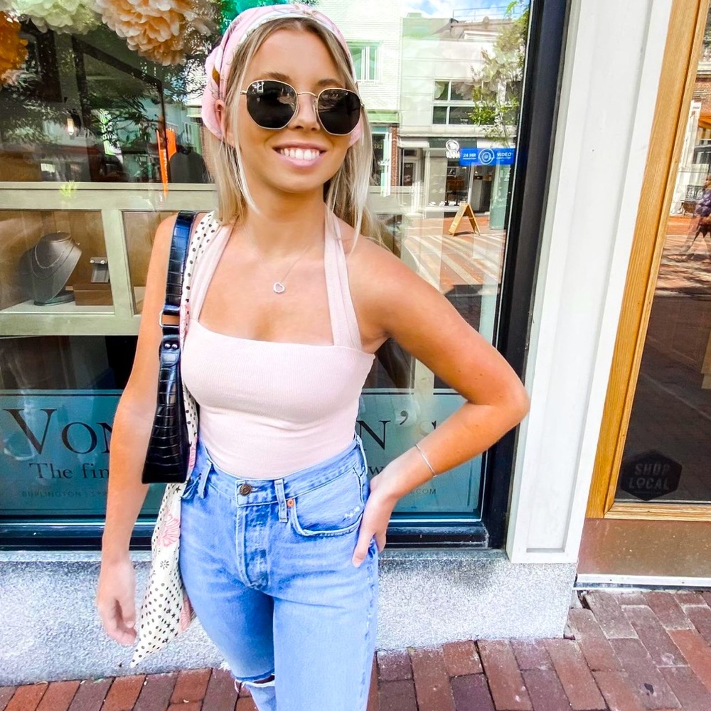 Zara halter top bodysuit